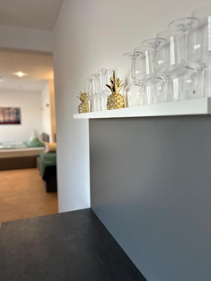 Apartment Im Sand Bad Schönborn Esterno foto
